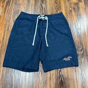 Hollister Men's XS Navy Blue Swim Shorts Trunks‎
